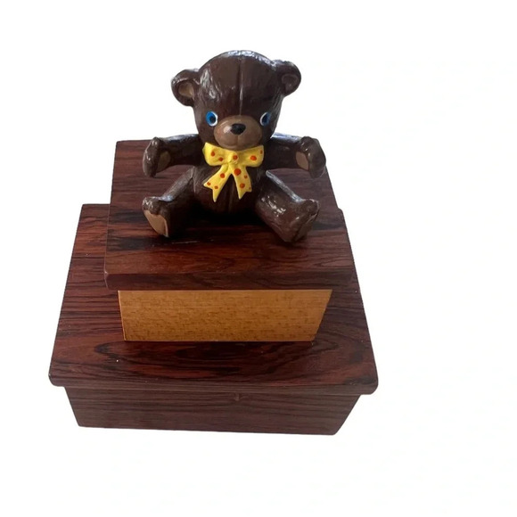 Vintage Other - Vintage 2 Handmade Boxes Plus‎ Bear